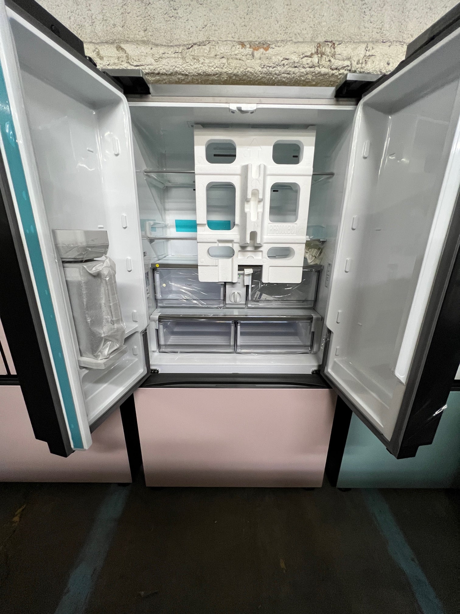 Samsung BESPOKE 24 cu. ft. Counter Depth 3-Doors with Pink